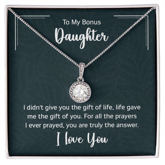 Eternal Hope Necklace - To My Daughter-in-Law With This Meaningful Message