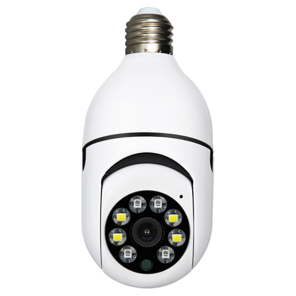 Wireless Wifi Full Color Bulb Camera Cell Phone Monitoring