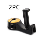 Car Headrest Hook Phone Car Holder Car Hanger for A4 B6 Seat Back Hanger Storage Hook Phone Holder Auto Fastener Clip