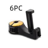 Car Headrest Hook Phone Car Holder Car Hanger for A4 B6 Seat Back Hanger Storage Hook Phone Holder Auto Fastener Clip