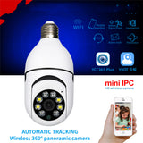 Wireless Wifi Full Color Bulb Camera Cell Phone Monitoring