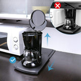 Handy Sliding Tray for Coffee Maker, Kitchen Appliance Moving Caddy, Countertop Slider with Smooth Rolling Wheels for Blender, Toaster, Air Fryer, Pot, Food Processors, Aid Mixer (Set of 2)
