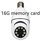 Wireless Wifi Full Color Bulb Camera Cell Phone Monitoring